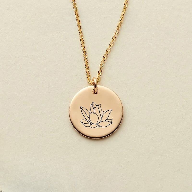 Collar de flores del mes de nacimiento