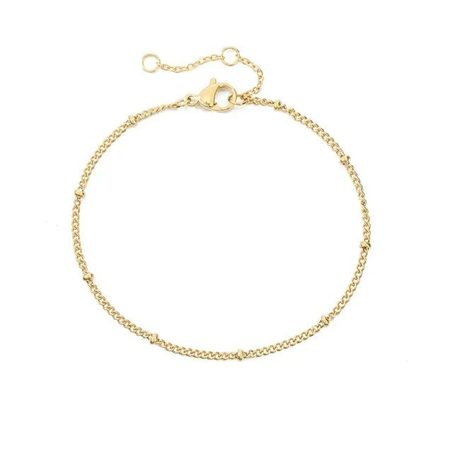 Pulsera de cuentas finas