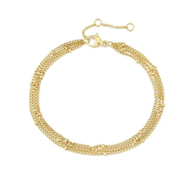 Pulsera de cuentas finas