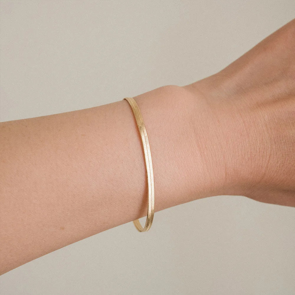 Pulsera de cadena de serpiente