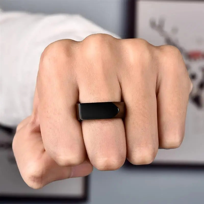 Anillo superior plano irregular
