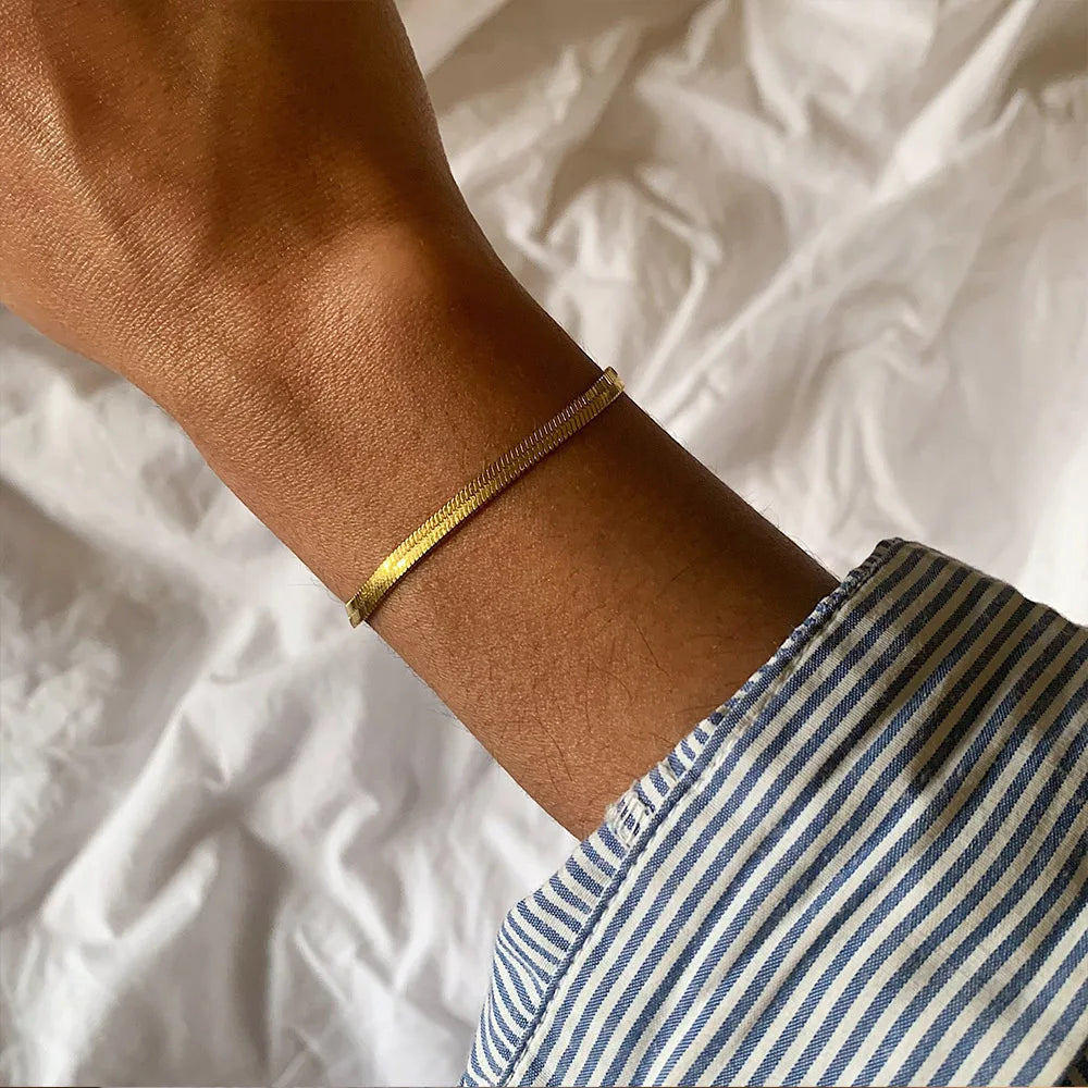 Pulsera de cadena de serpiente