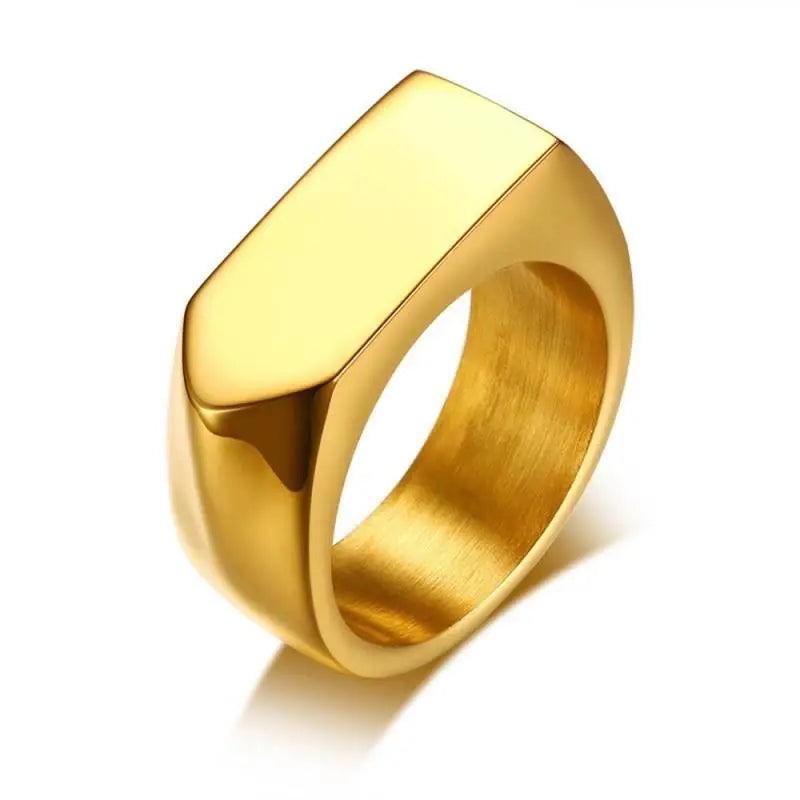 Anillo superior plano irregular