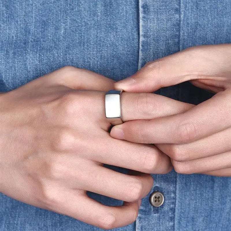Anillo superior liso