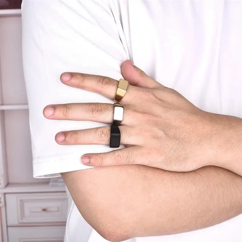 Anillo superior liso