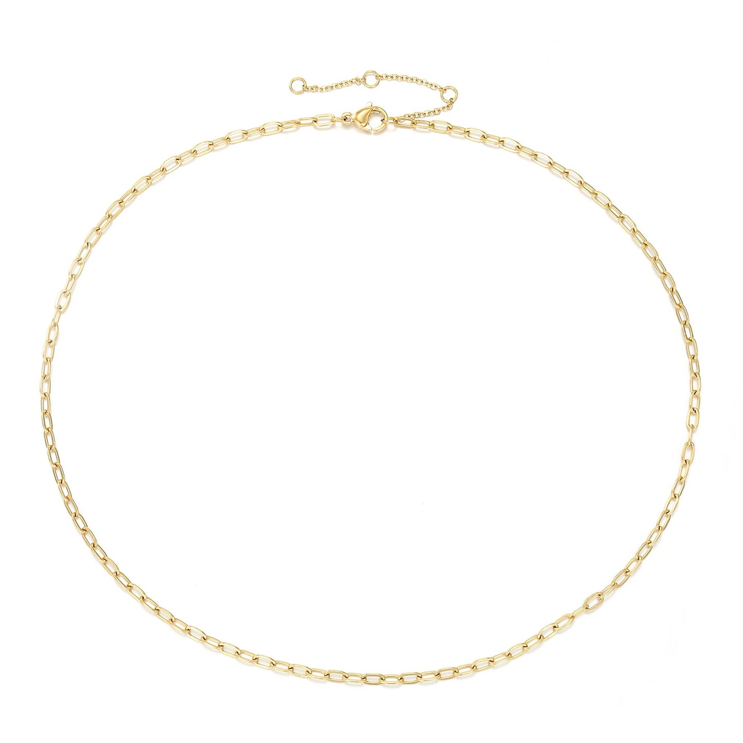 Gargantilla con clip de cadena