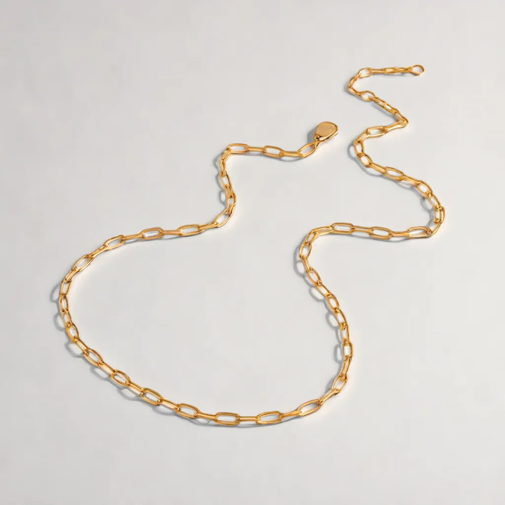 Gargantilla con clip de cadena