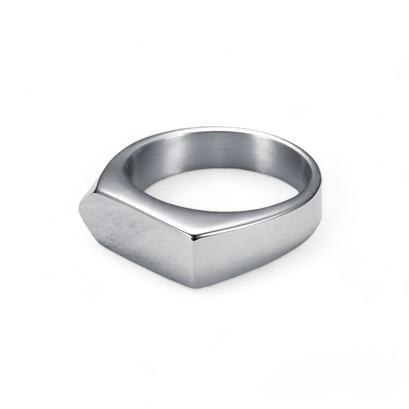 Anillo superior plano irregular