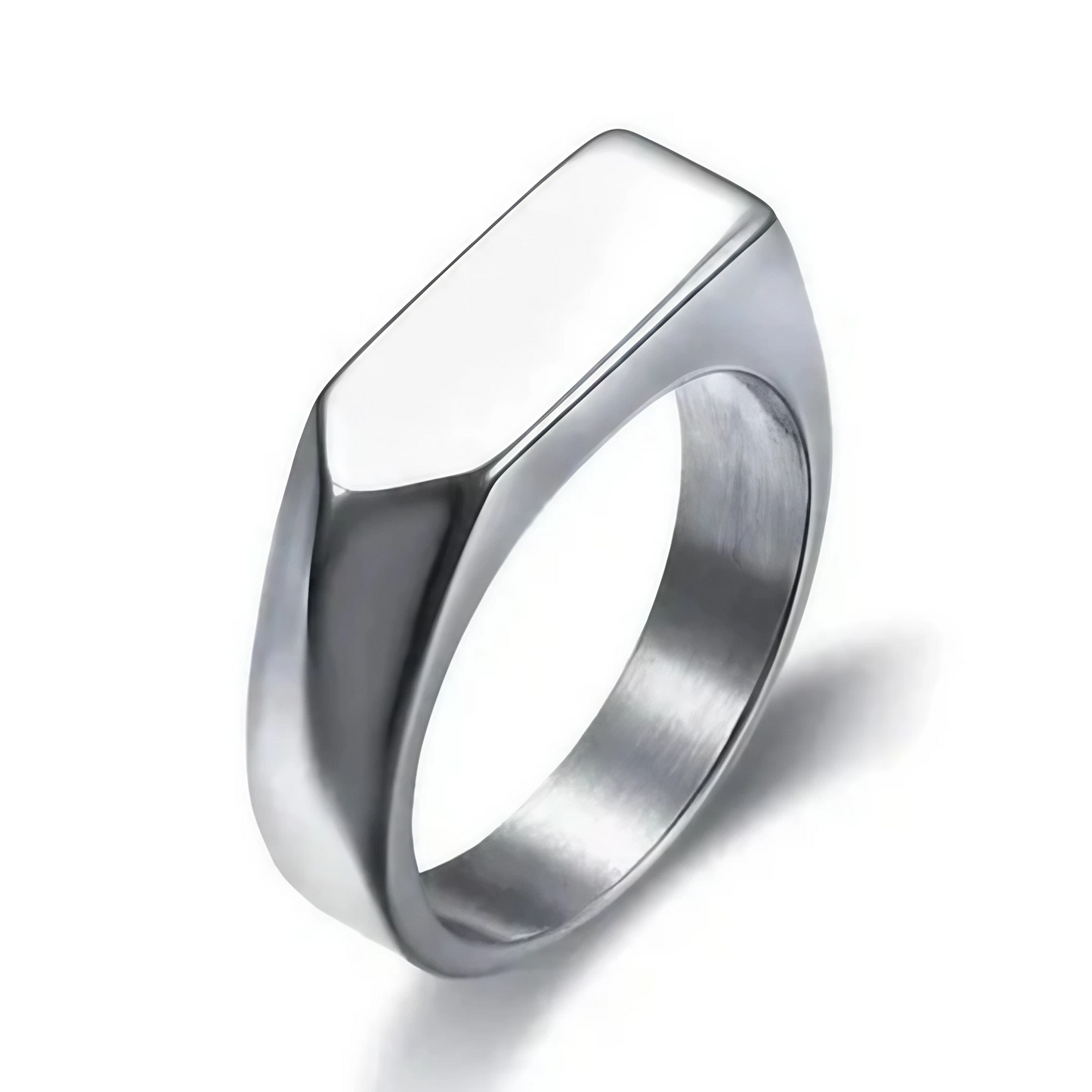 Anillo superior plano irregular