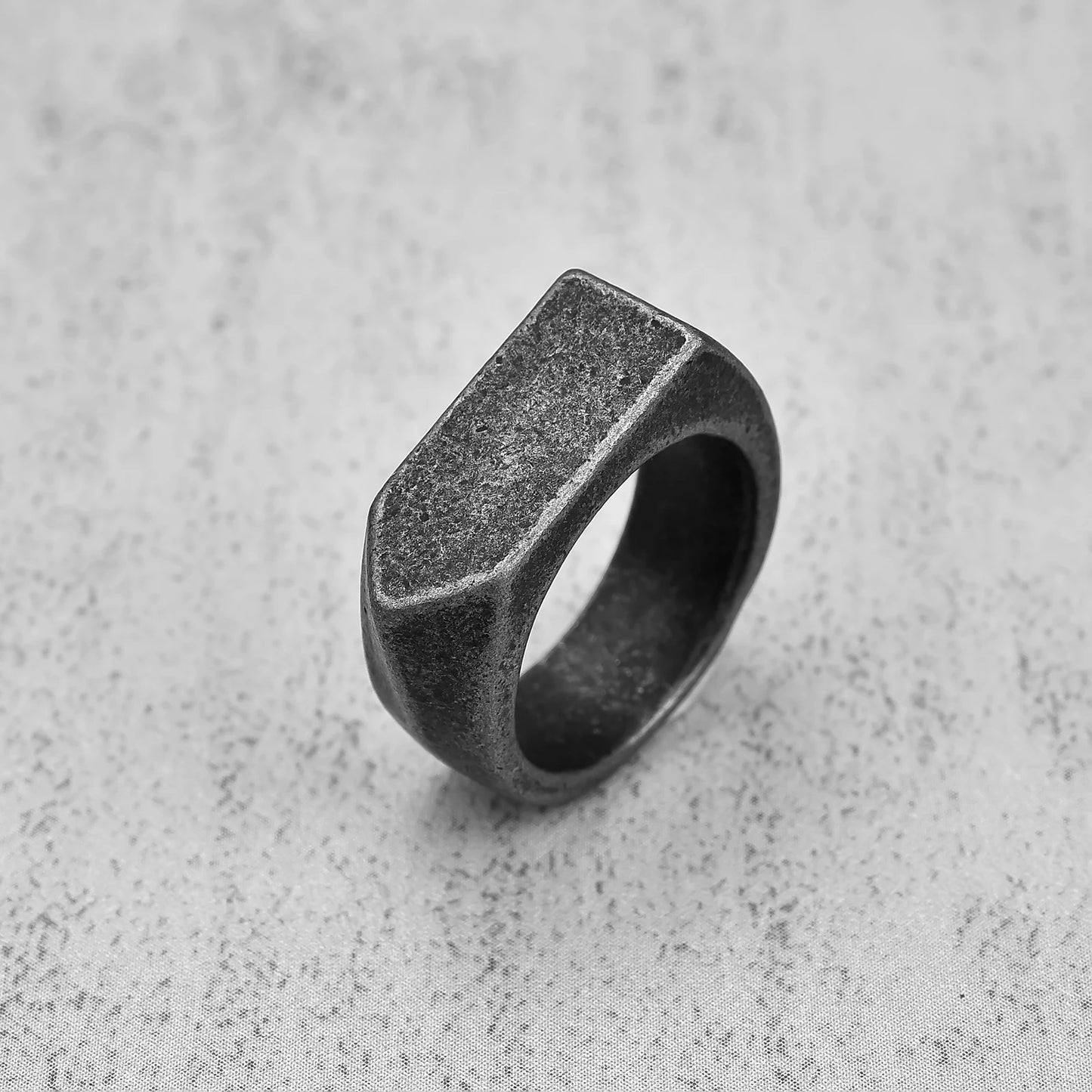 Irregular Flat Top Ring