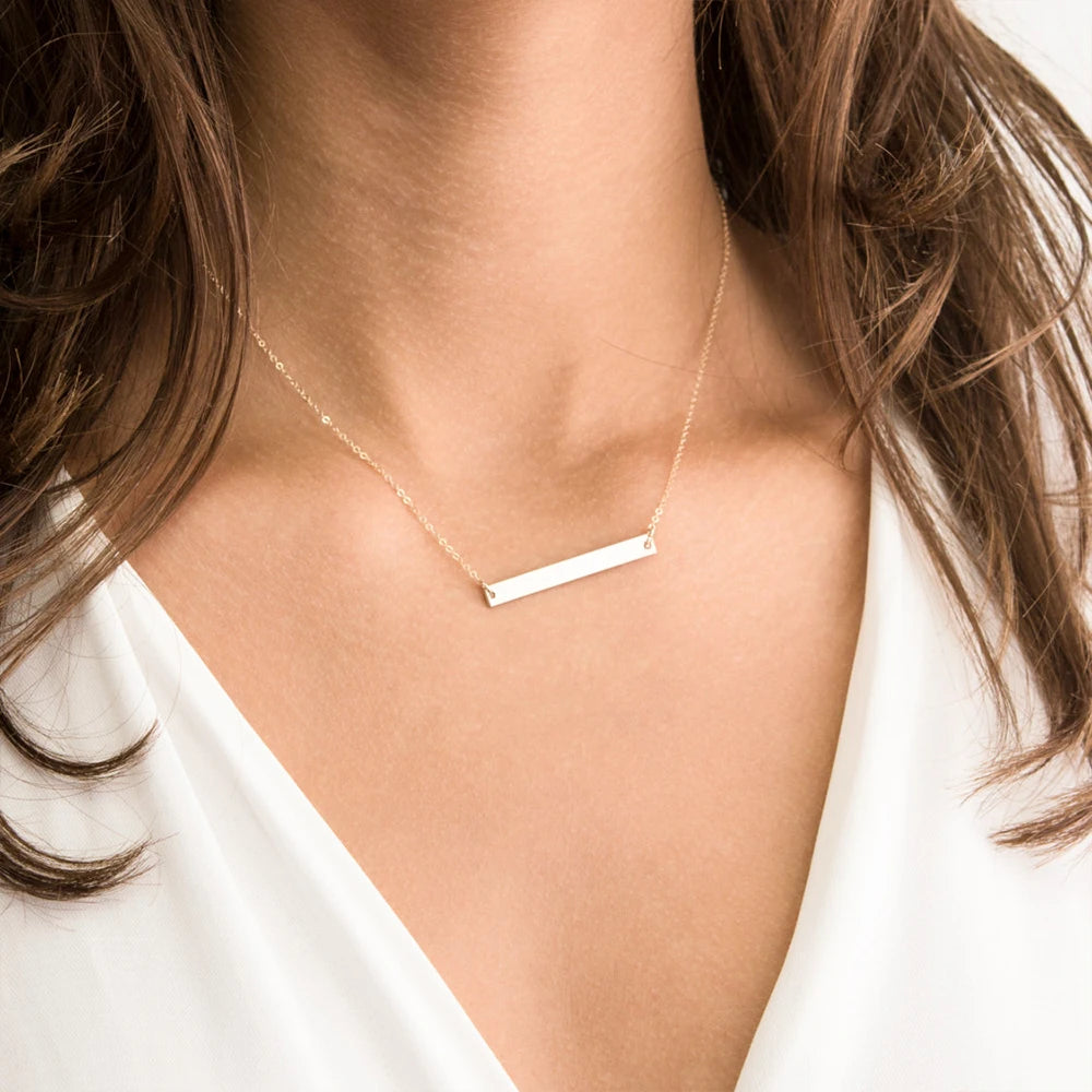 Minimalist Bar Necklace