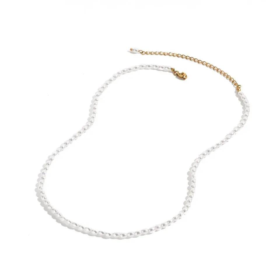 Oval Pearl Necklace