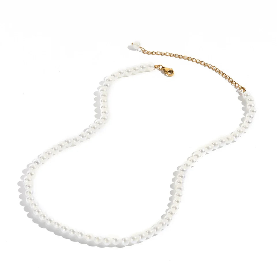 Round Pearl Necklace