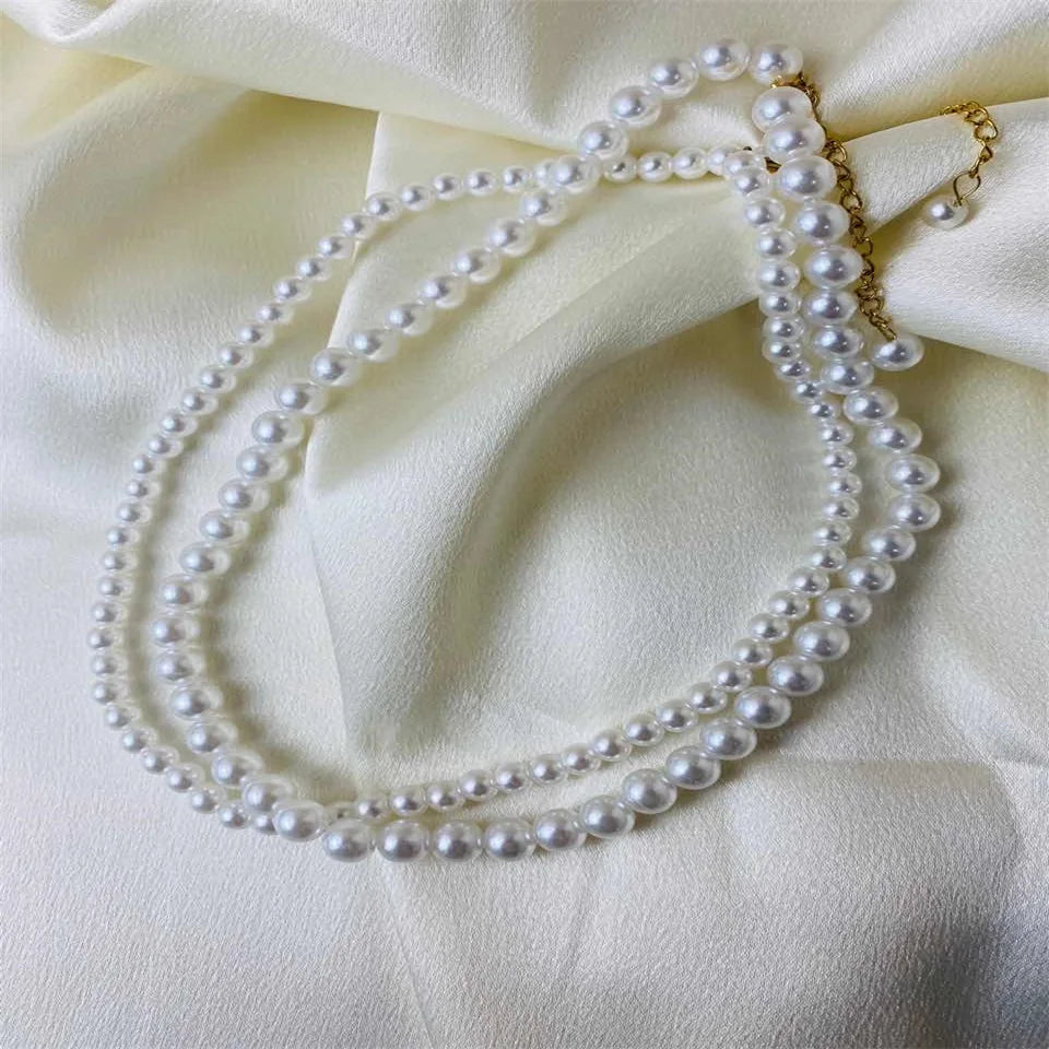 Round Pearl Necklace