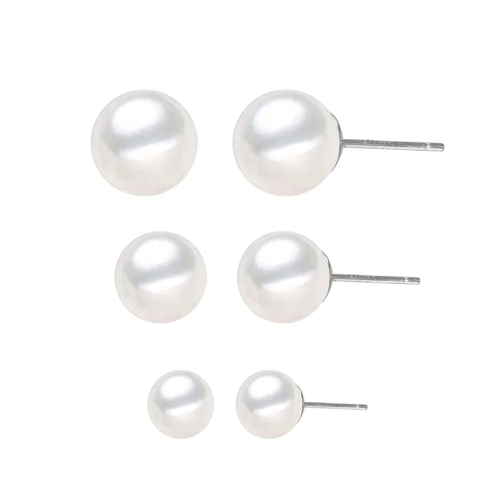 Pearl Stud Earrings