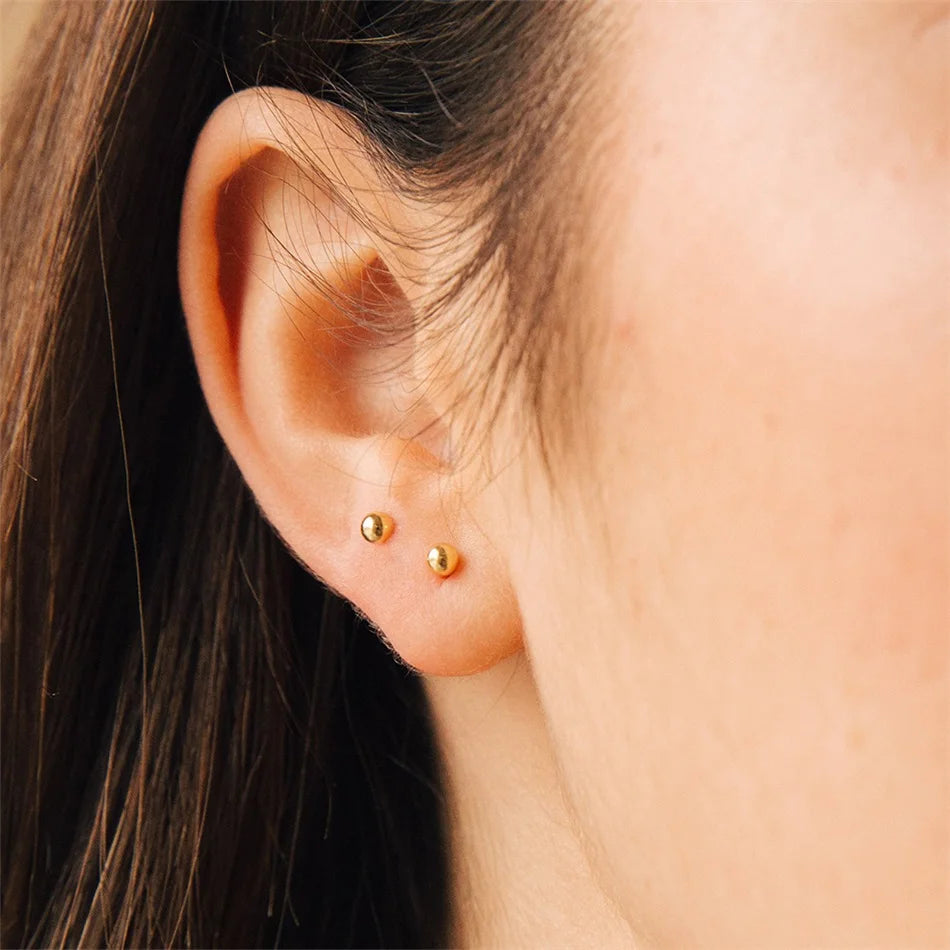 Ballpin Stud Earrings