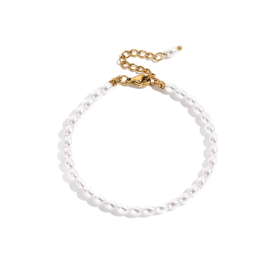 Oval Pearl Bracelet