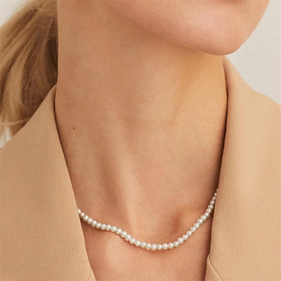 Round Pearl Necklace