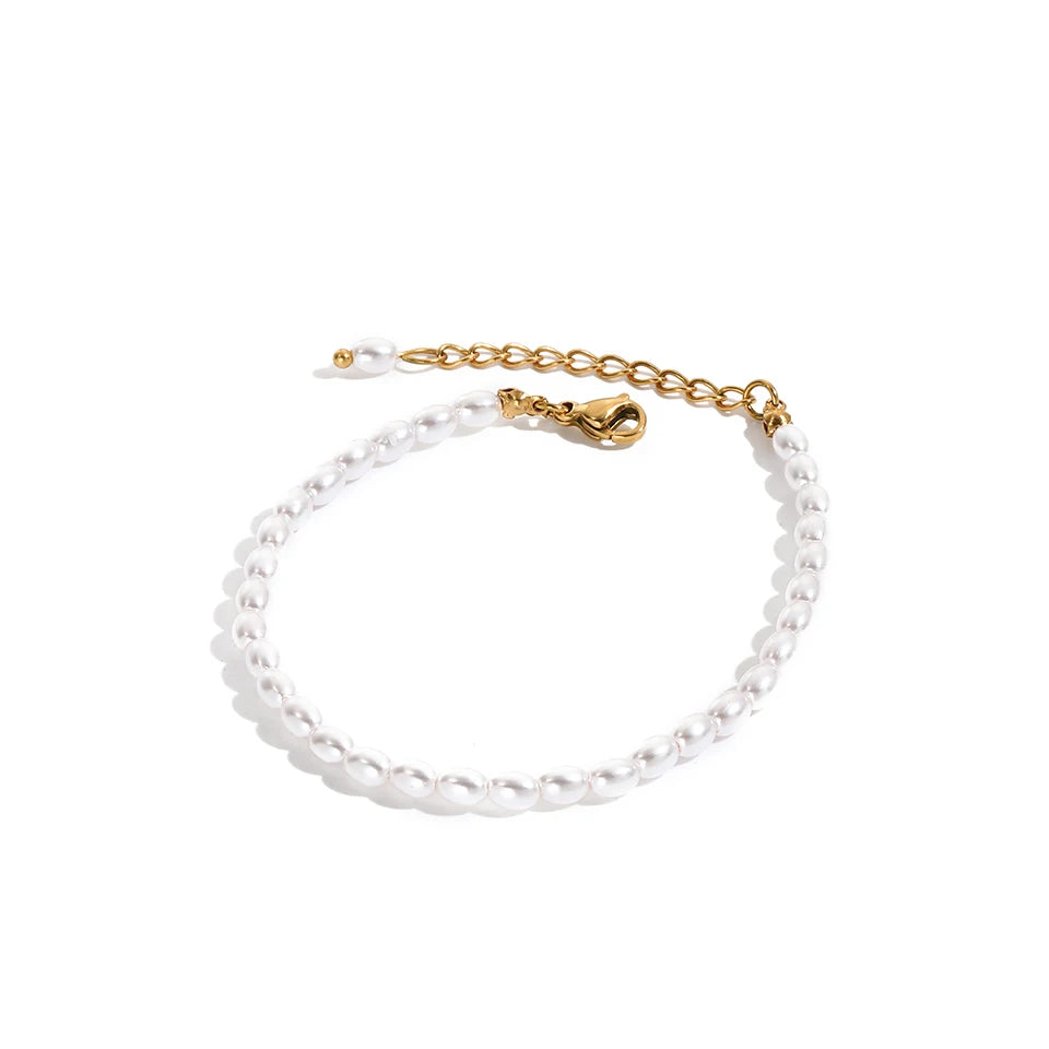 Oval Pearl Bracelet