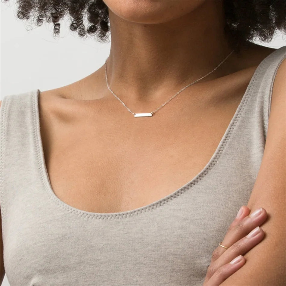 Minimalist Bar Necklace