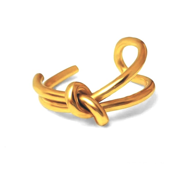 Knotted Twist Ring