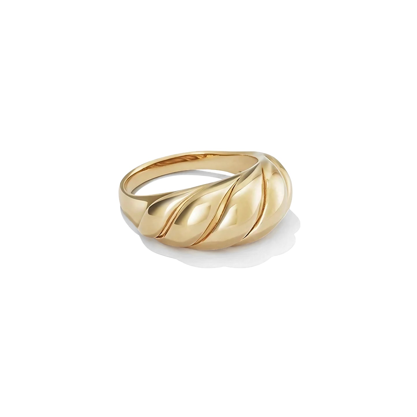 Winding Swirl Ring