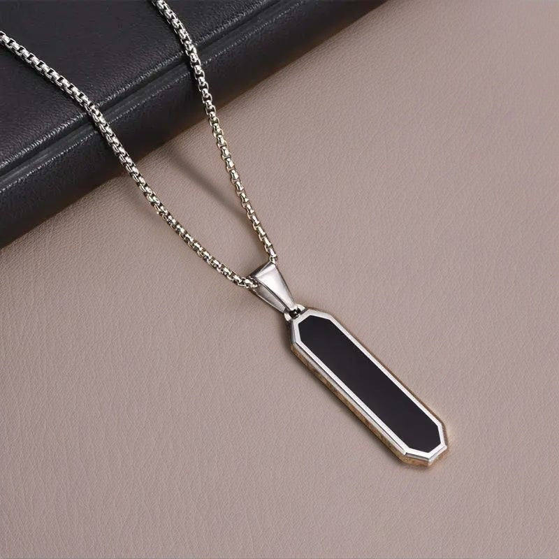 Onyx Bar Necklace