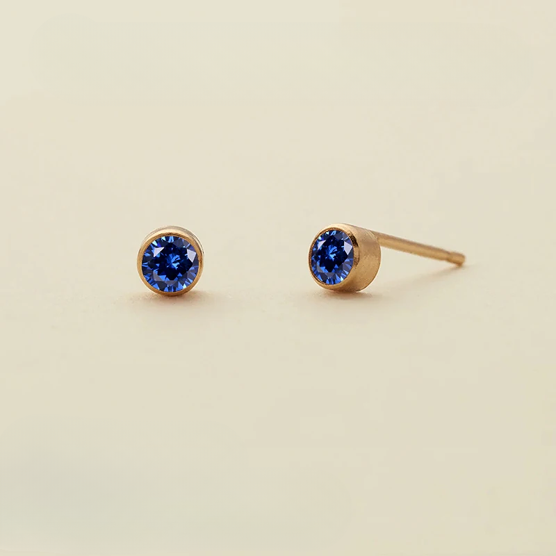 Birthstone Stud Earrings