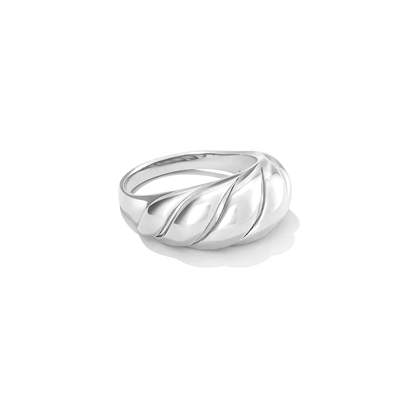 Anillo de remolino de croissant 