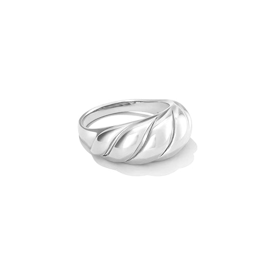 Winding Swirl Ring